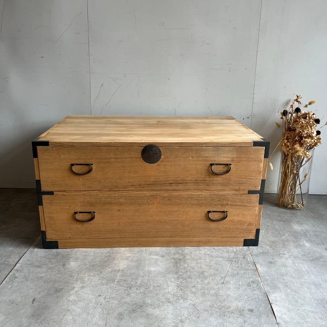 アンティーク 箪笥 チェスト テレビ台 無垢材 レトロ z388