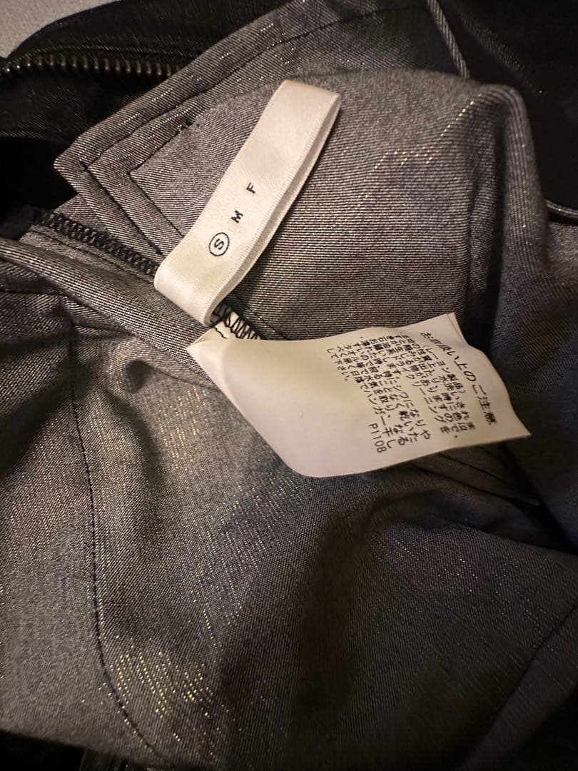 Ameri デニムライク オールインワン 【BLACK Sサイズ】