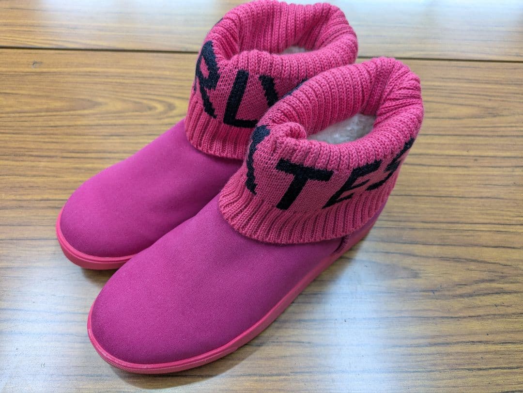 パーリーゲイツ　ブーツ　ピンク スパイク　24.0