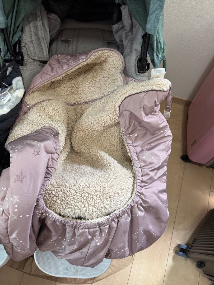 ココダブル　エアバギー　双子用ベビーカー グリーン　2人乗り　他5点付き