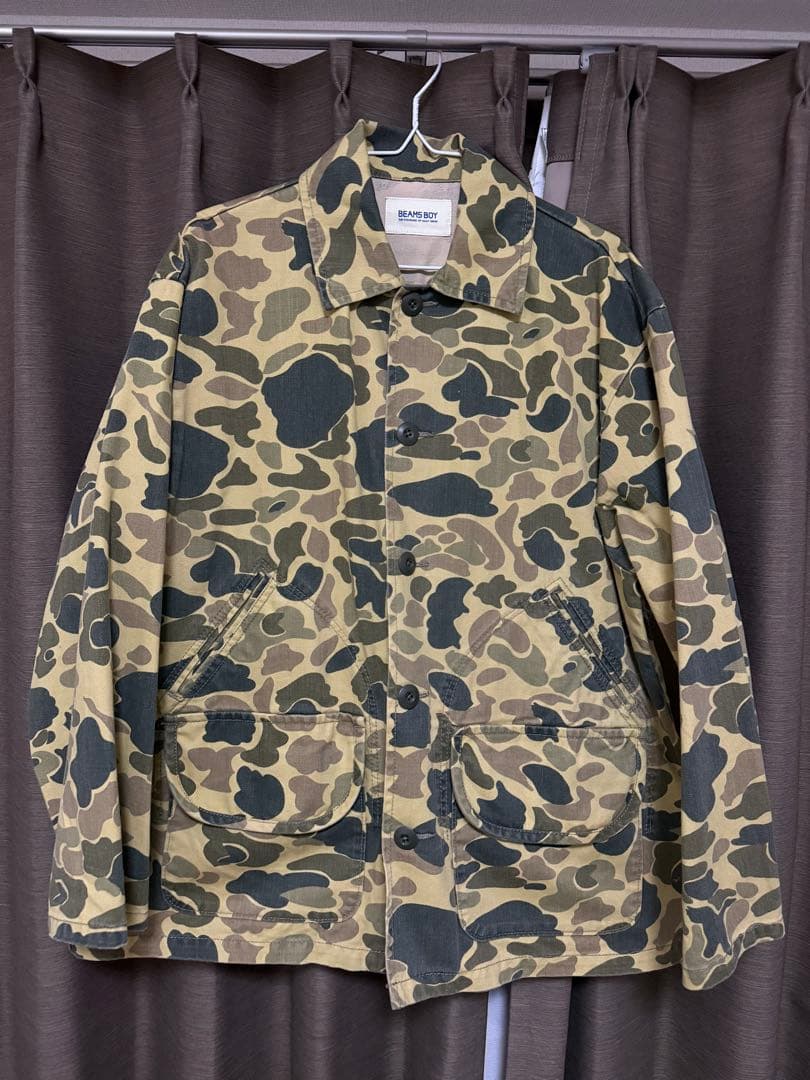 BEAMS BOY ハンティングジャケット　カモフラージュ