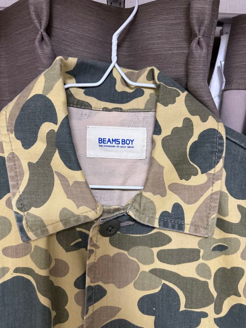 BEAMS BOY ハンティングジャケット　カモフラージュ