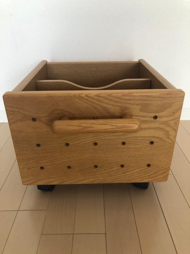 【美品・希少】浜本工芸　縦横変形ラック　キャスター付き収納ボックスマガジンラック