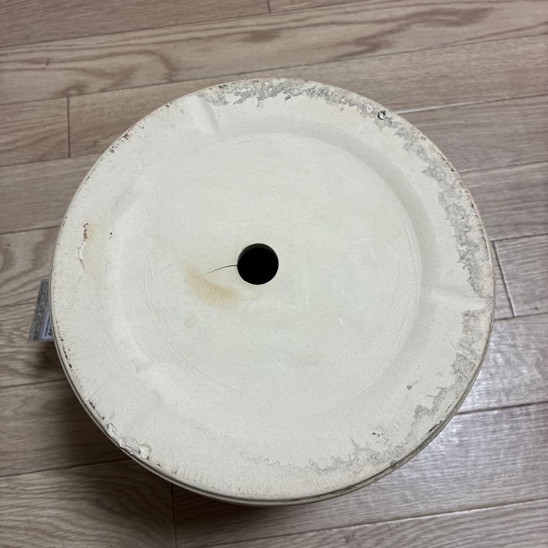 ウィリアム・モリス柄の植木鉢【フローラル】　Lサイズ　ブルー