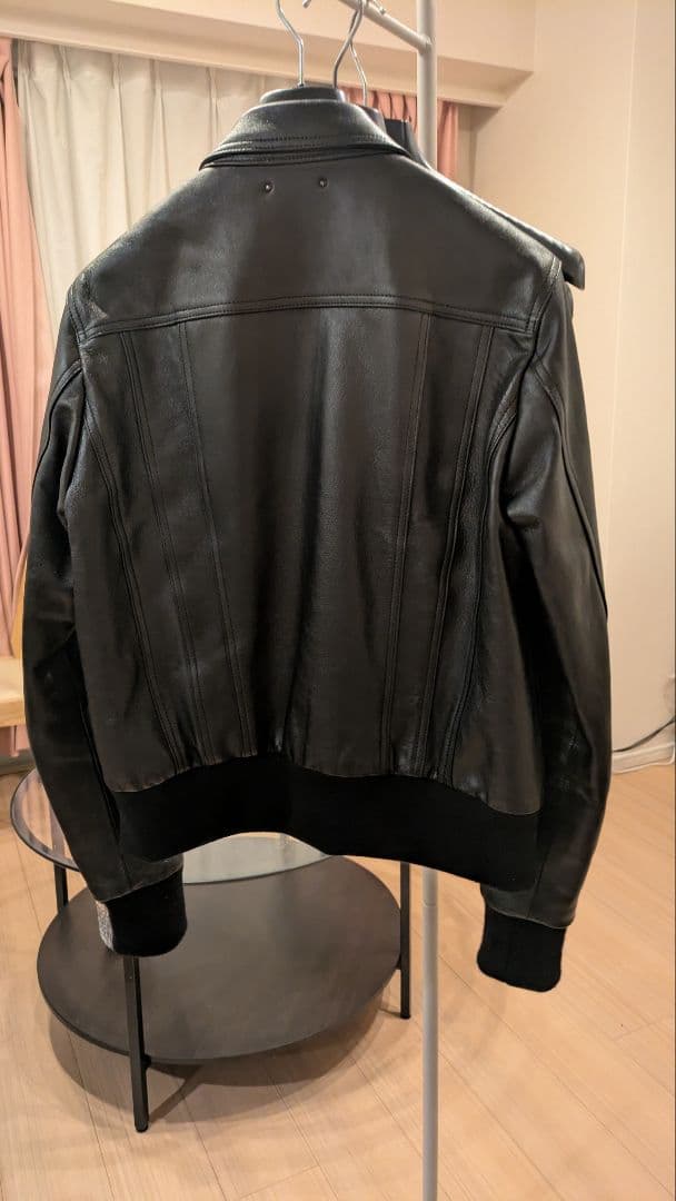 マインデニム　レザーブルゾン　　サイズ2