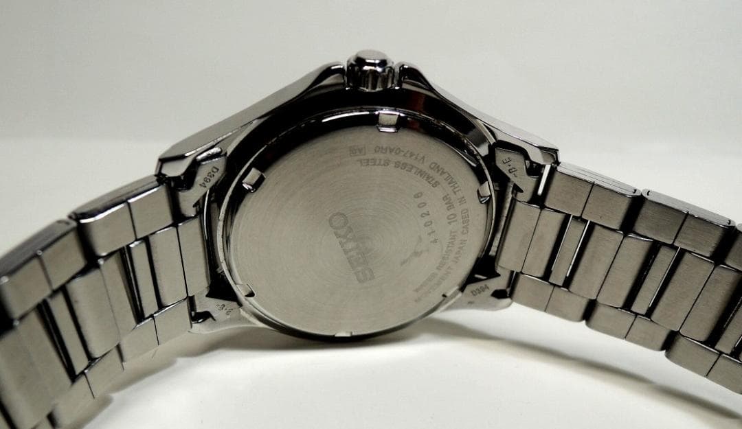 SEIKO SBPN071 ソーラー時計 シルバーブルー