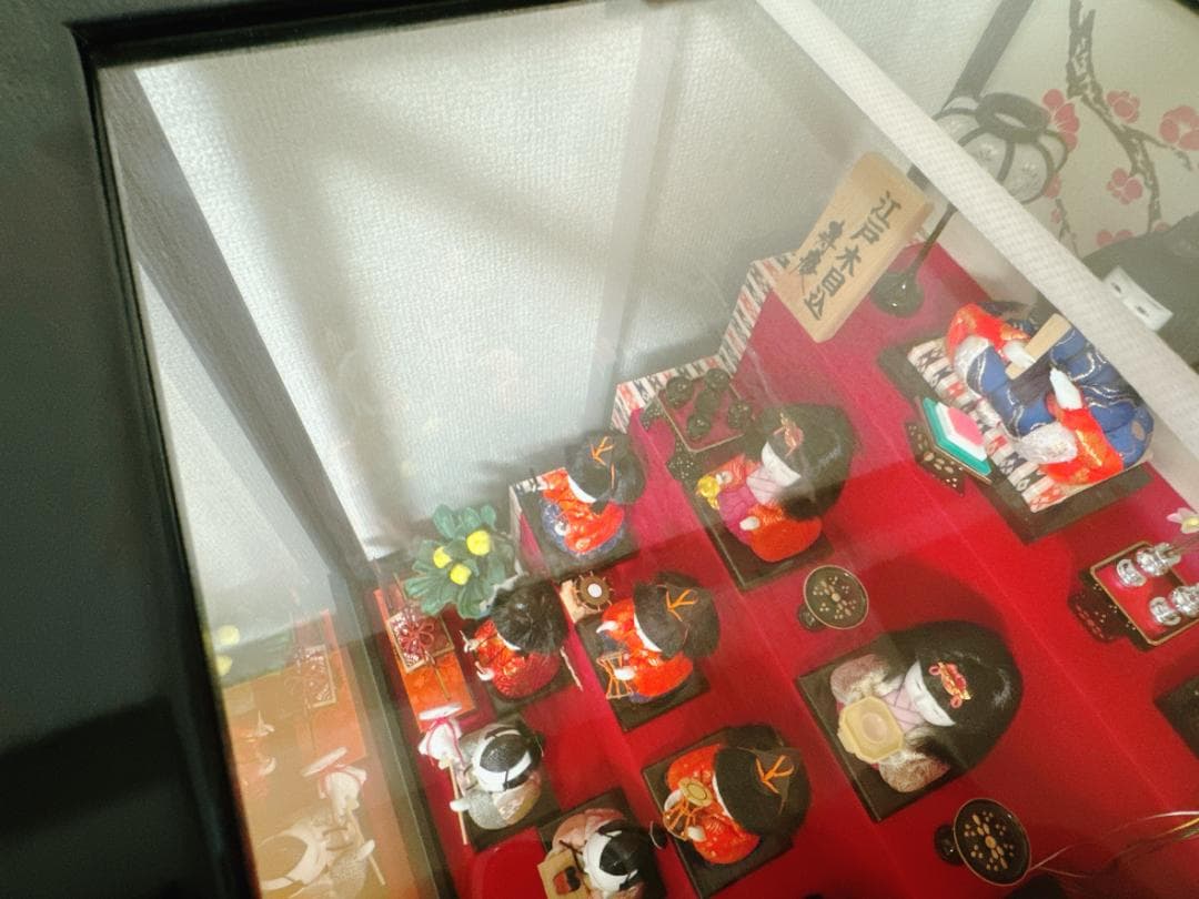 値下げ中：ひな人形【4段】アンティーク　江戸木目込　寿慶