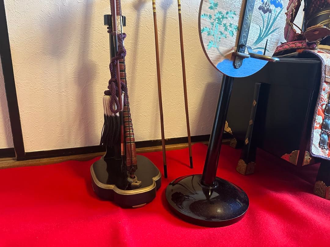 京都丸平　丸屋　大木平蔵作　五月人形　共箱あり　ピンク