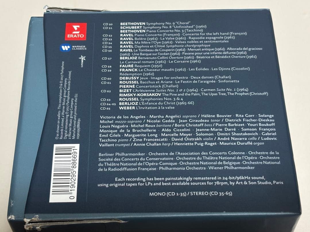 アンドレ・クリュイタンス 65枚組CD