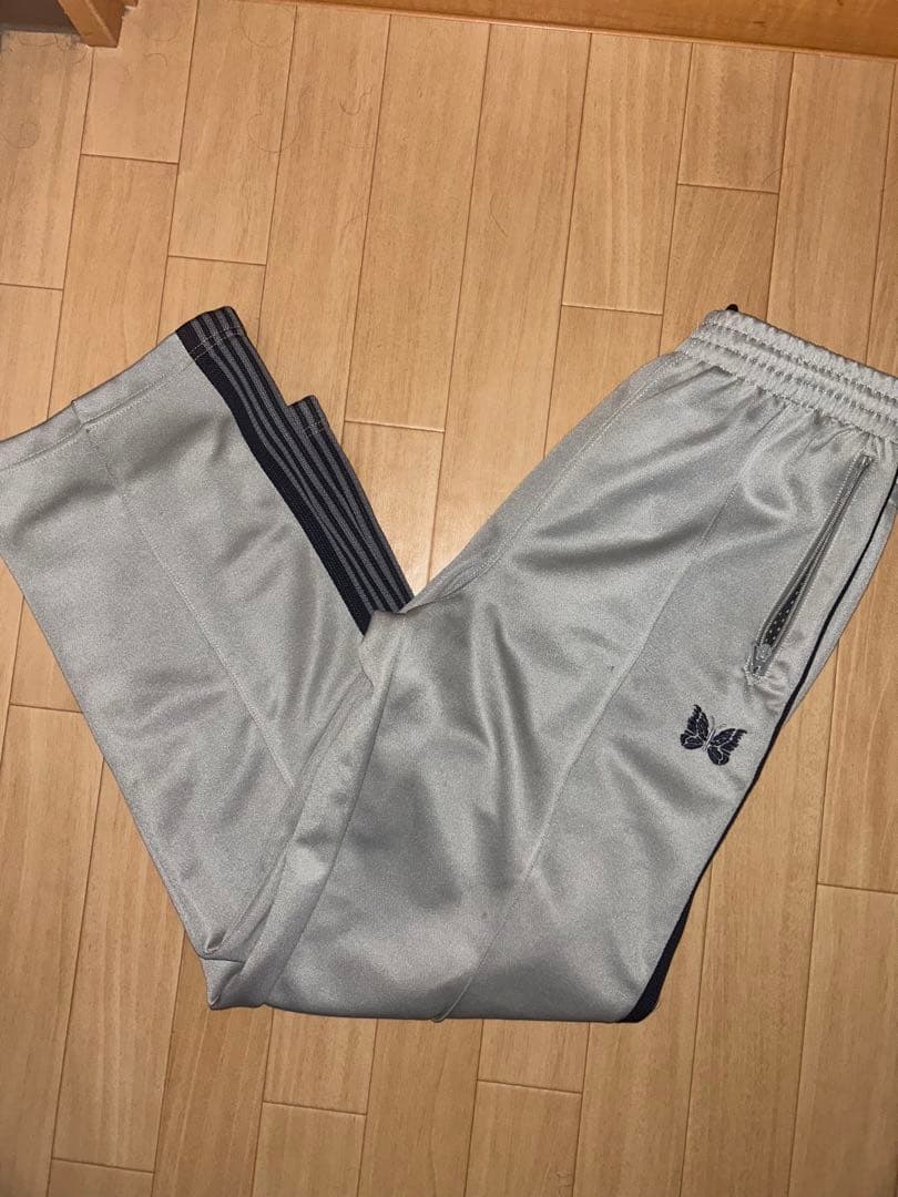 〈別注〉ストレートtrack pant-poly smooth Mサイズ　グレー