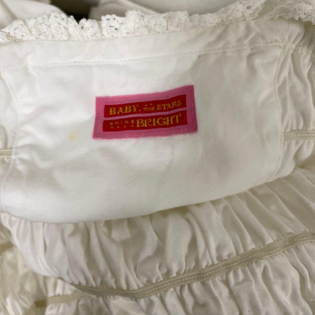 【未使用】BABY THE STARS SHINE 白保管による黄ばみあり