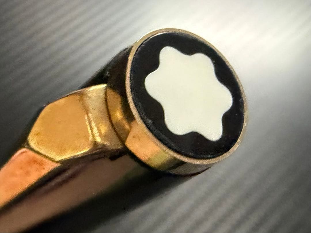 未使用に近い モンブラン No.221 ブラック EF 極細字 吸入式 万年筆