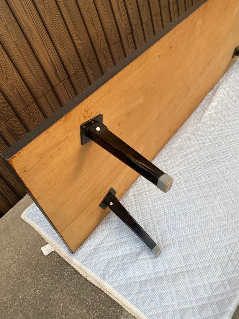 赤色長方形ローテーブル約180x 90cm 折りたたみ式　長机　会議　宴会　中華