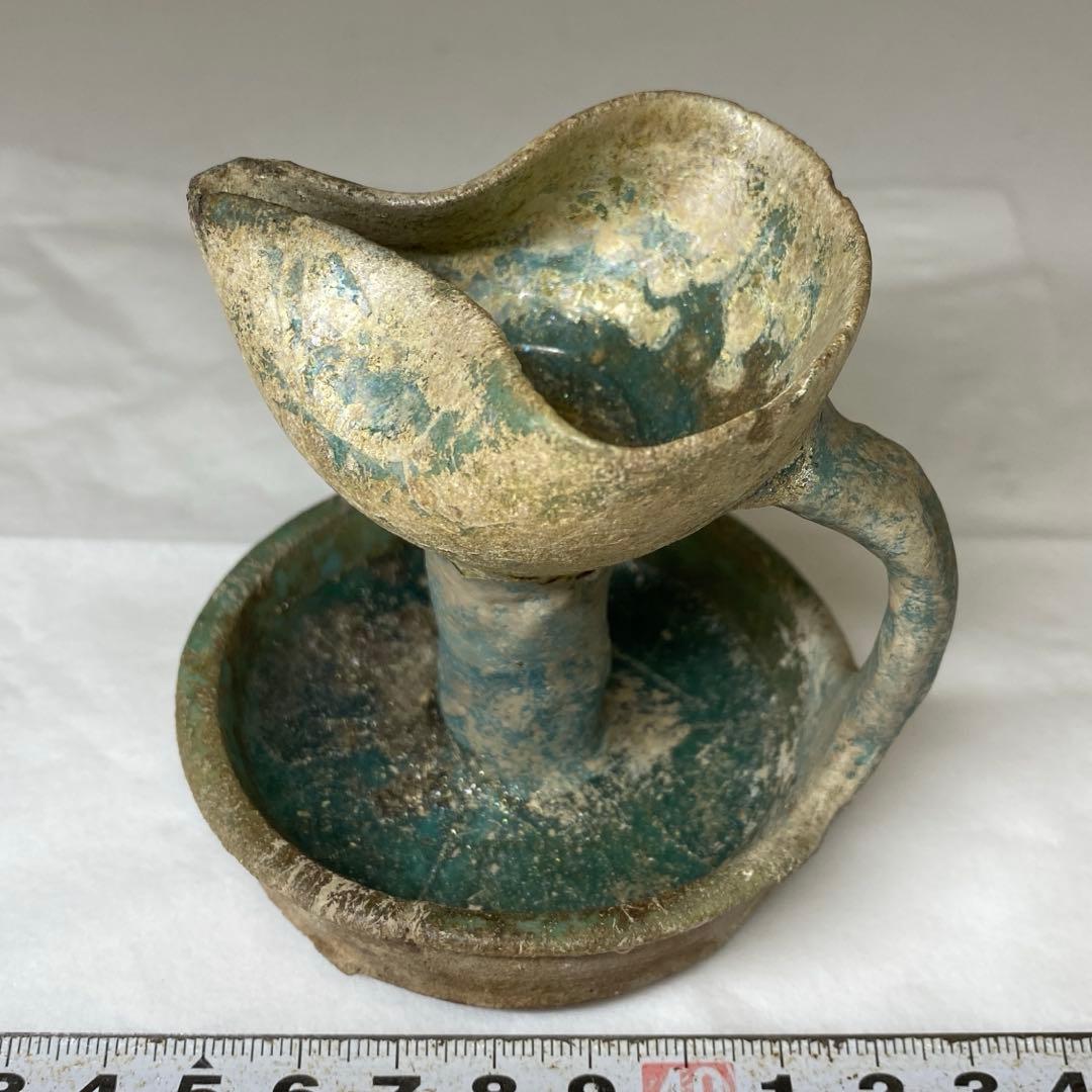 古代 ギリシャ 水注 H8.2cm 東キ7-1206☆2F