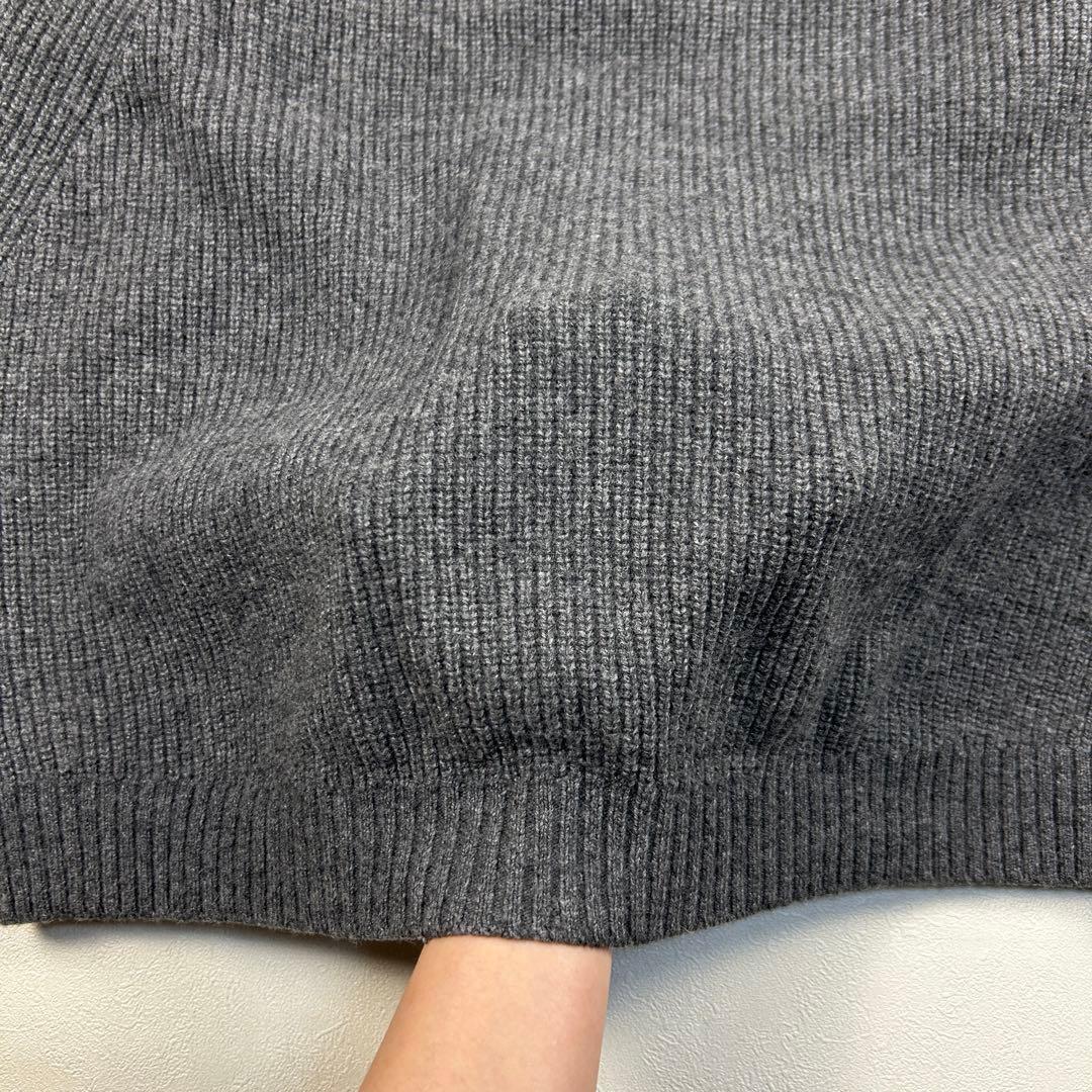 ミューズドゥーズィエムクラス 美品 ボートネック カシミヤシルク混 ワイドニット