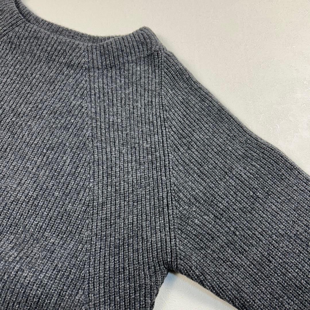 ミューズドゥーズィエムクラス 美品 ボートネック カシミヤシルク混 ワイドニット