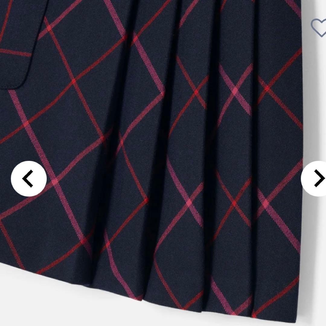 ☆jacadi☆LAMBERTINE - タータンチェック柄プリーツワンピース