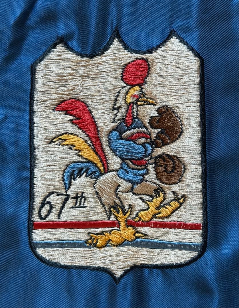 ★美品！テーラー東洋 ファイティングコックス×日本地図 リバーシブルスカジャンL