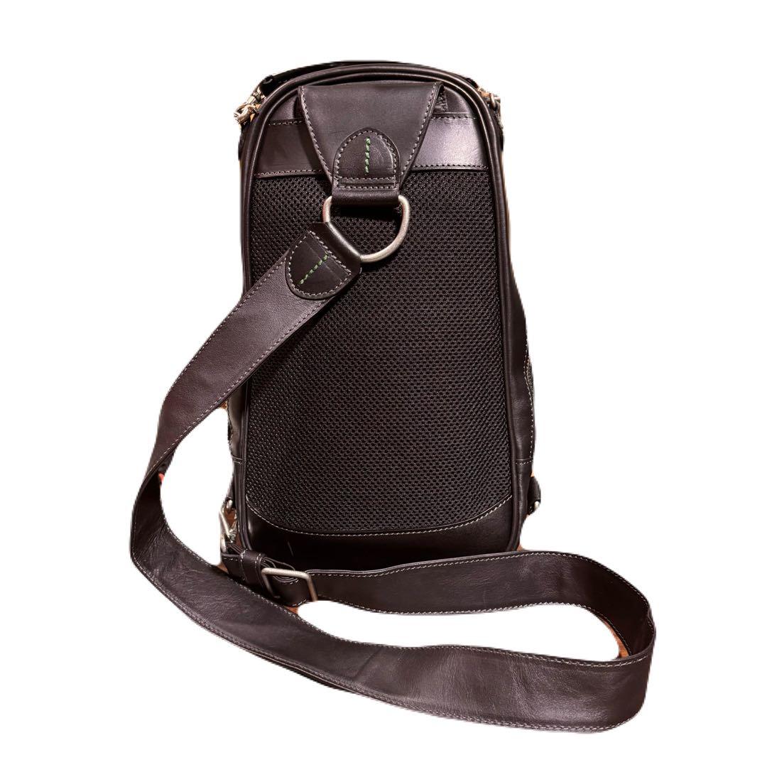 SOMES SADDLE ソメスサドル 本革 ボディバッグ 黒 日本製