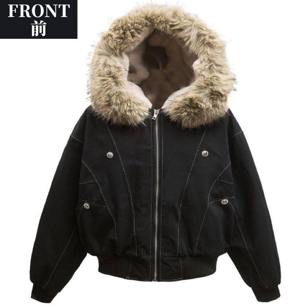 大本命⭐️新品・エッジライン裏ボアジャケットファー付き PCTOKYO Mサイズ