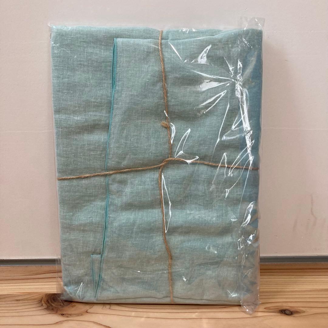 ieno textile 14-23 TOSS ミント ポリエステル　リネン