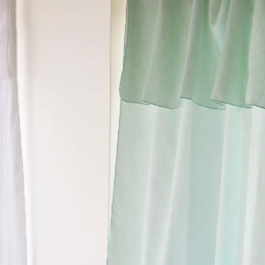 ieno textile 14-23 TOSS ミント ポリエステル　リネン