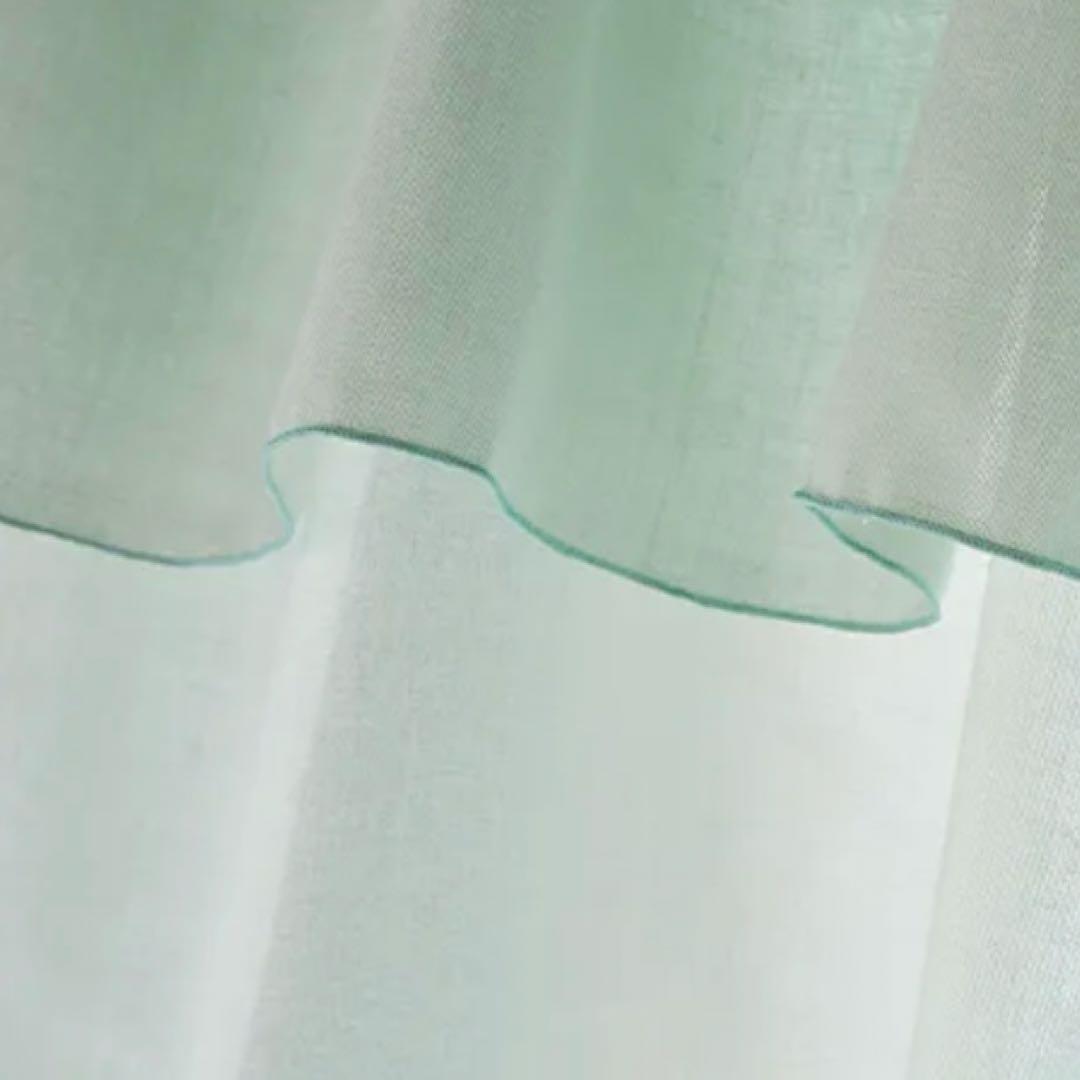 ieno textile 14-23 TOSS ミント ポリエステル　リネン