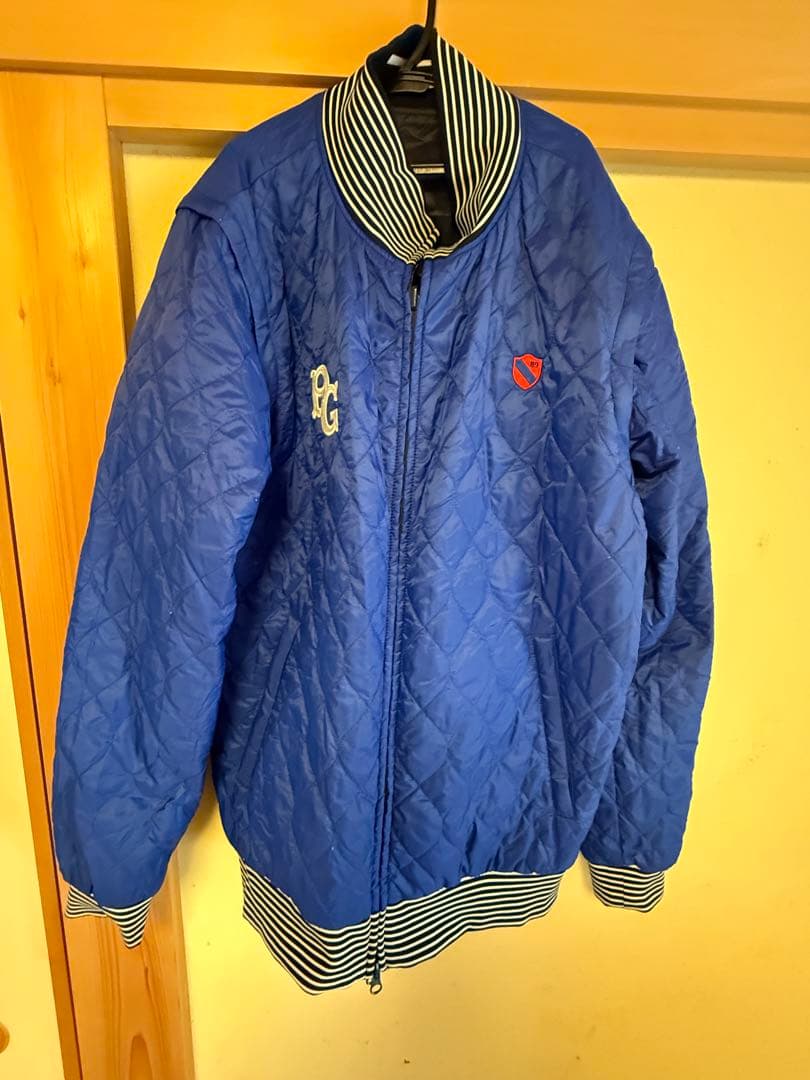 希少サイズ7 PEARLY GATES ジャンパー黒と青