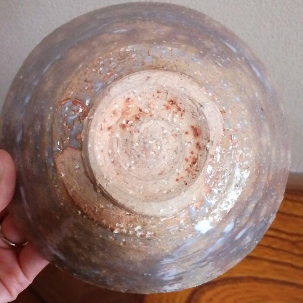 萩焼　刷毛目　茶碗　11世　坂高麗左衛門　韓峯