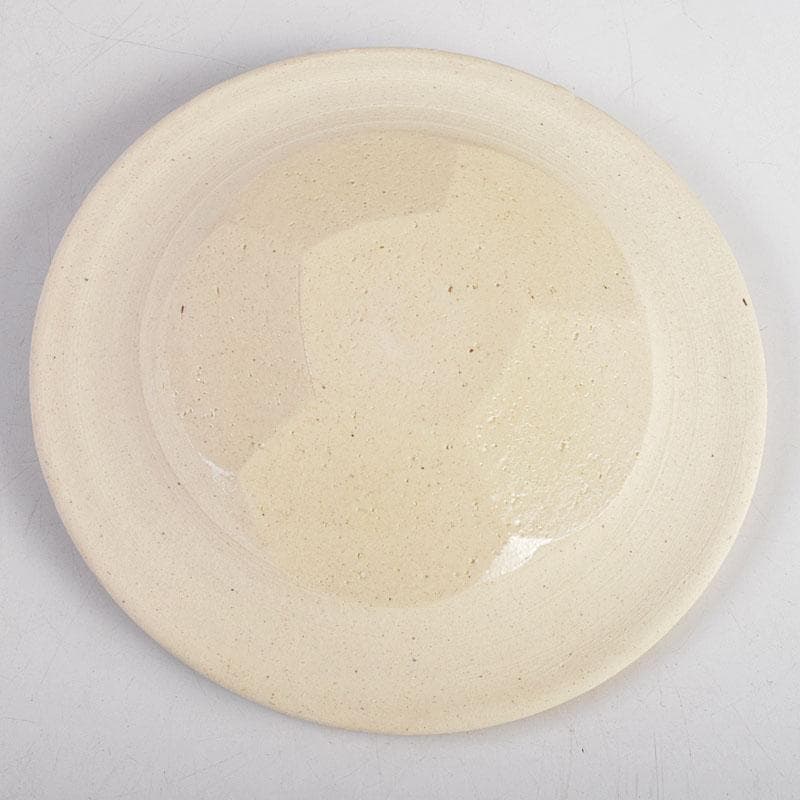 茶道具　人間国宝　荒川豊蔵作　織部　水指　共箱　M　R9156B