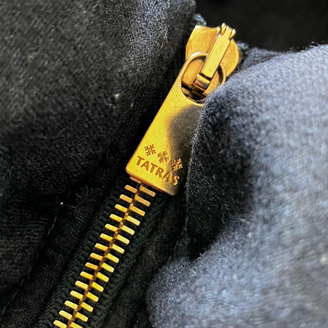 ★美品★タトラス　ダウンコート　ノーブル　ネイビー　サイズ1 ロング　ウール