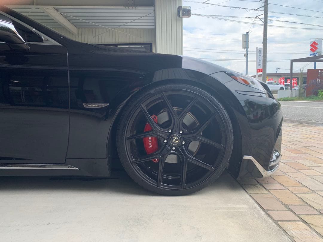 レクサス　LS 50系　レッド ブレーキキャリパーカバー　前後 4個セット