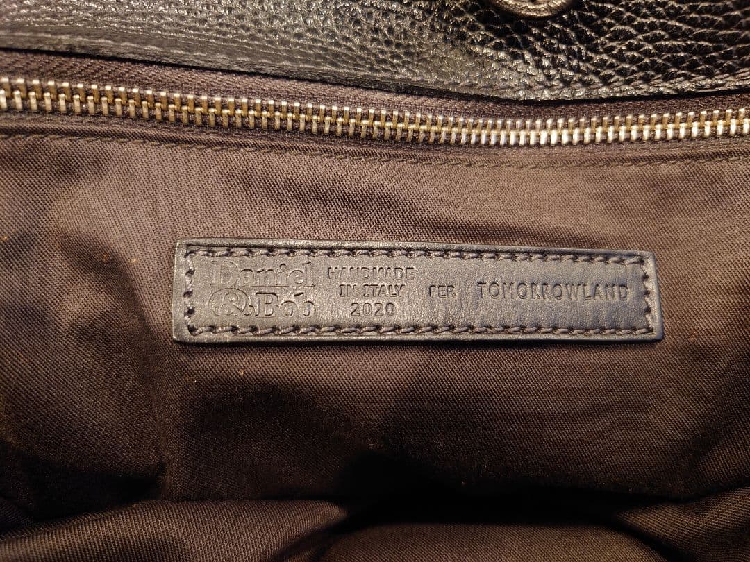 ダニエルアンドボブ　トートバッグ　ブラック　トゥモローランド別注