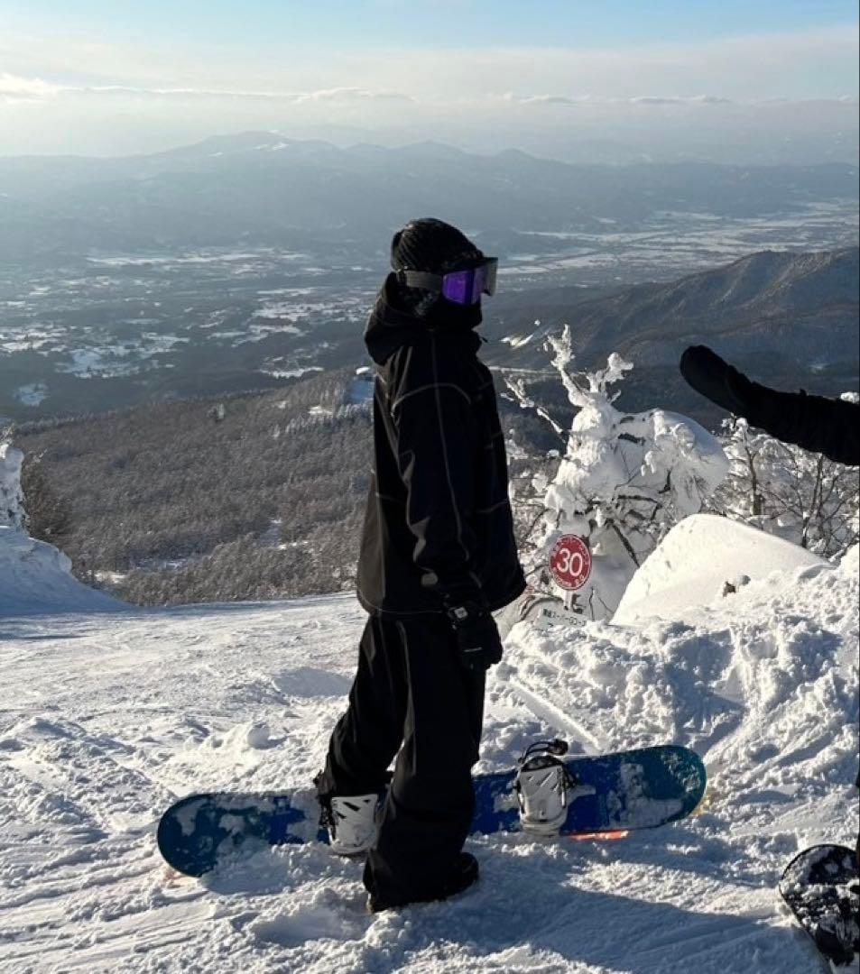 DLITE スノーボードウェア メンズ 上下セットLサイズ　ブラック