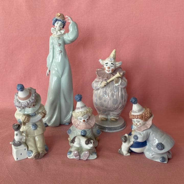 リヤドロ　30％OFF　ピエロ　「子犬を持つピエロ」　#5277　希少