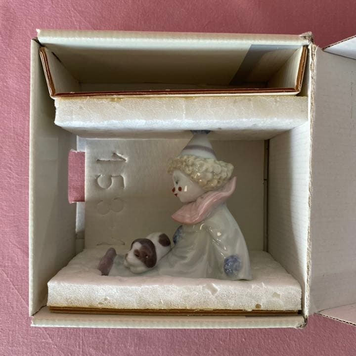 リヤドロ　30％OFF　ピエロ　「子犬を持つピエロ」　#5277　希少