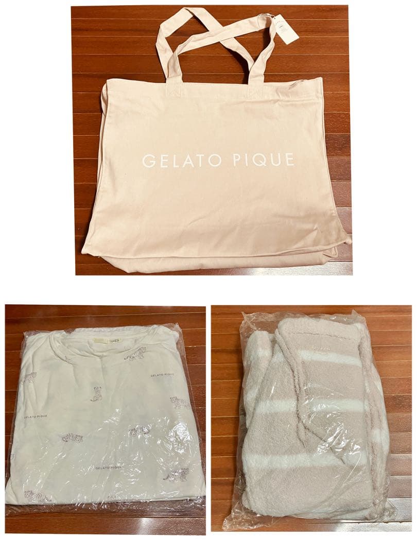 ジェラピケ 福袋 2022 モコモコ & 虎 ルームウェアセット 福袋バック付