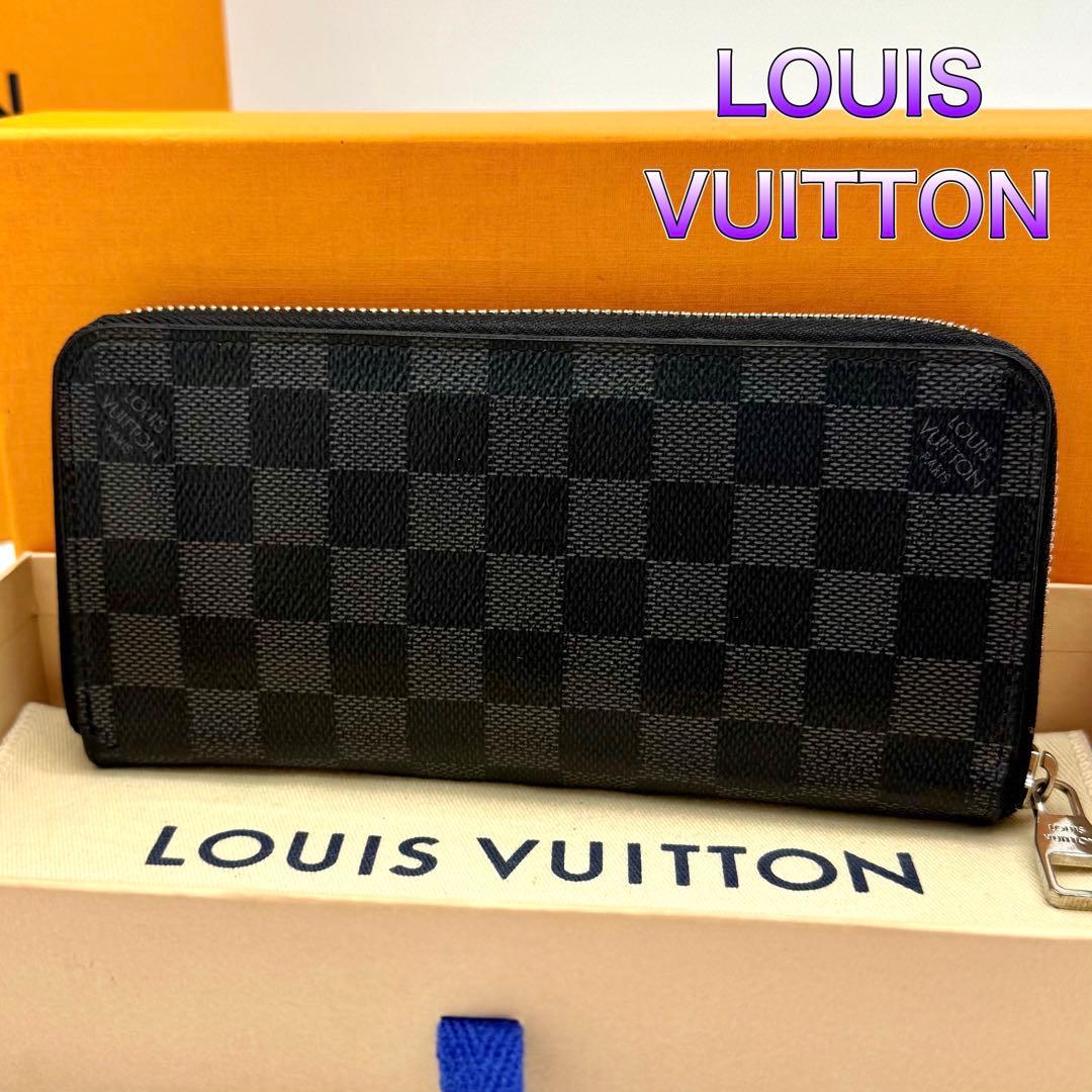ルイヴィトン ダミエグラフィット ジッピーウォレットヴェルティカル長財布