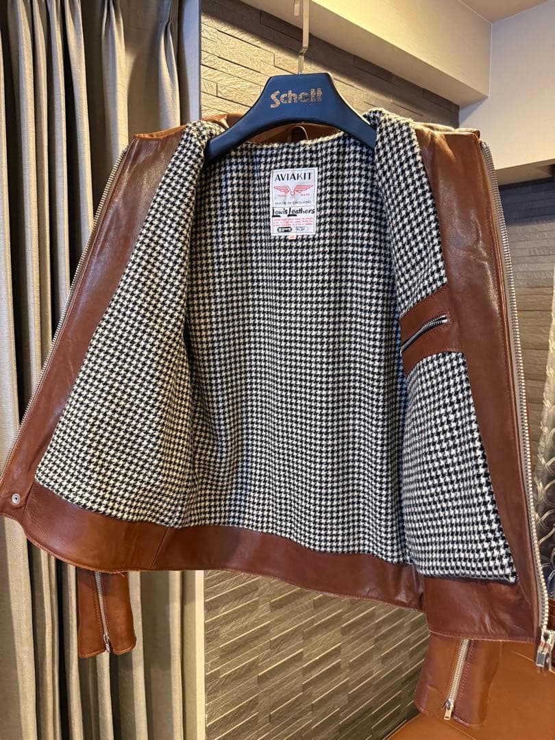 ルイスレザー　コルセア　40 茶色