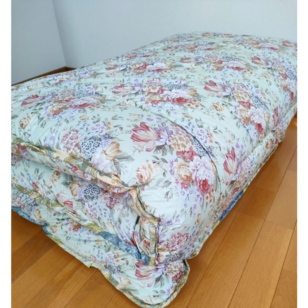 しぃ　　シングル水色柄&カバー