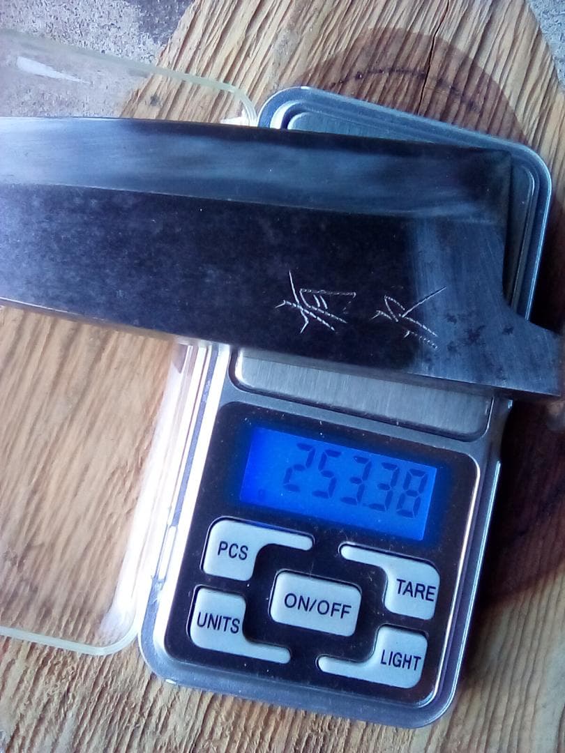 中古包丁　有次　出刃 2本　水牛柄