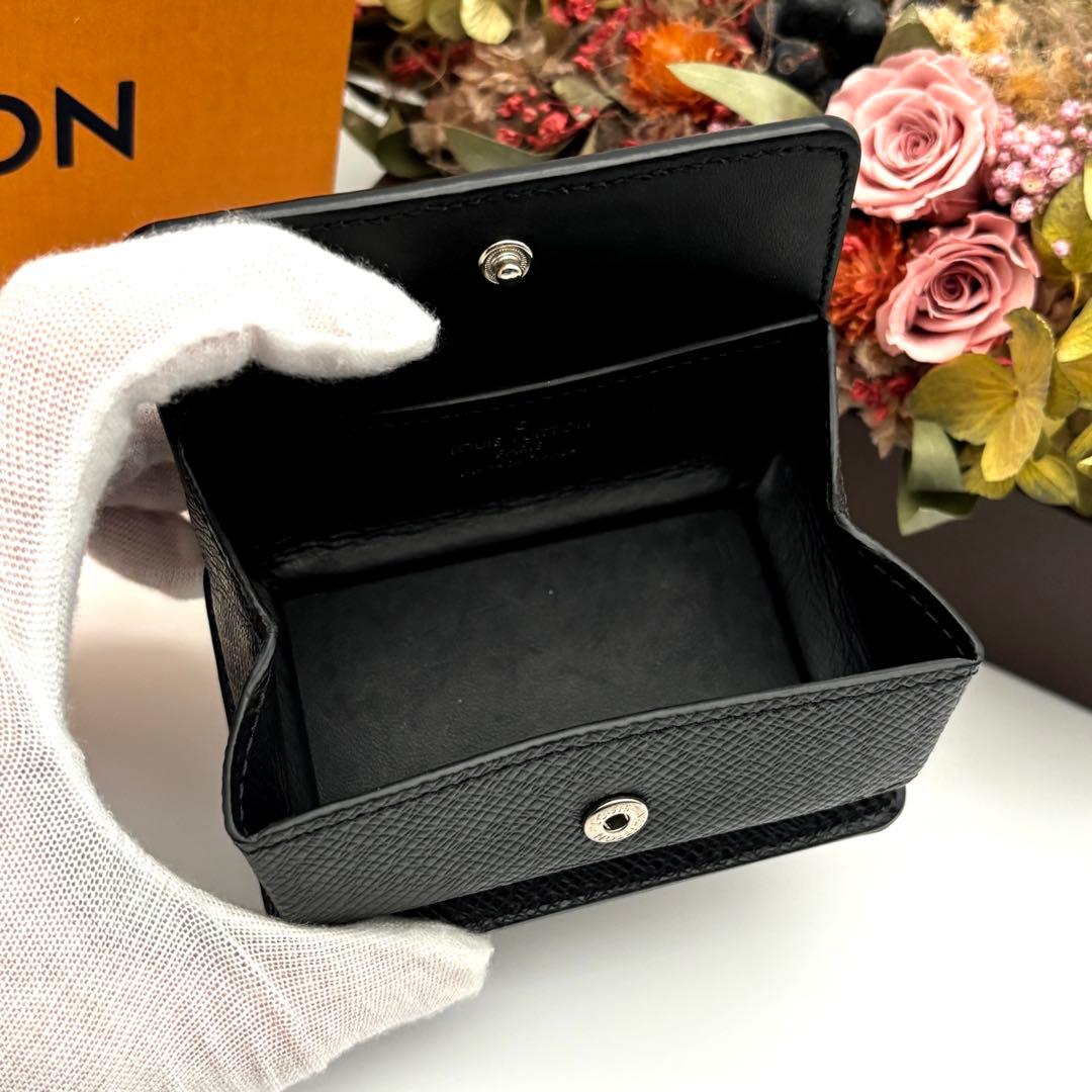 【ICチップ搭載】 ルイヴィトン タイガ ケース 小銭入れ ブラック 黒