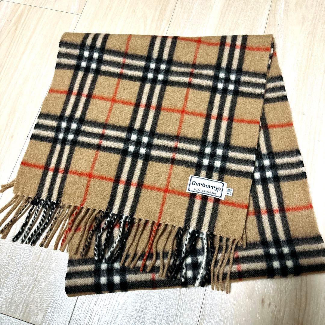 Burberrys バーバリー マフラー ノバチェック カシミア　ヴィンテージ