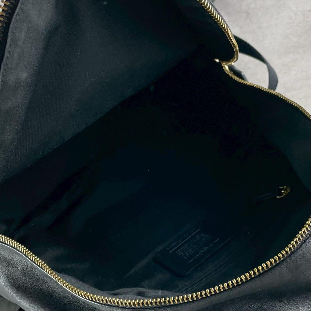 美品✨コーチ　ミディアム　チャーリー　バックパック　シグネチャー　PVC×レザー