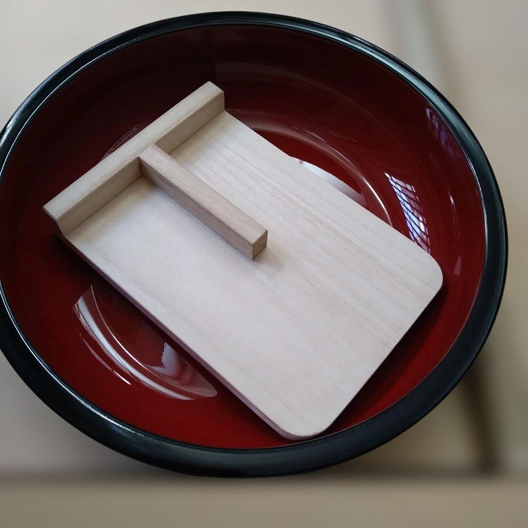 そば打ちセット　板、棒、鉢、こま板、包丁、冊子セット