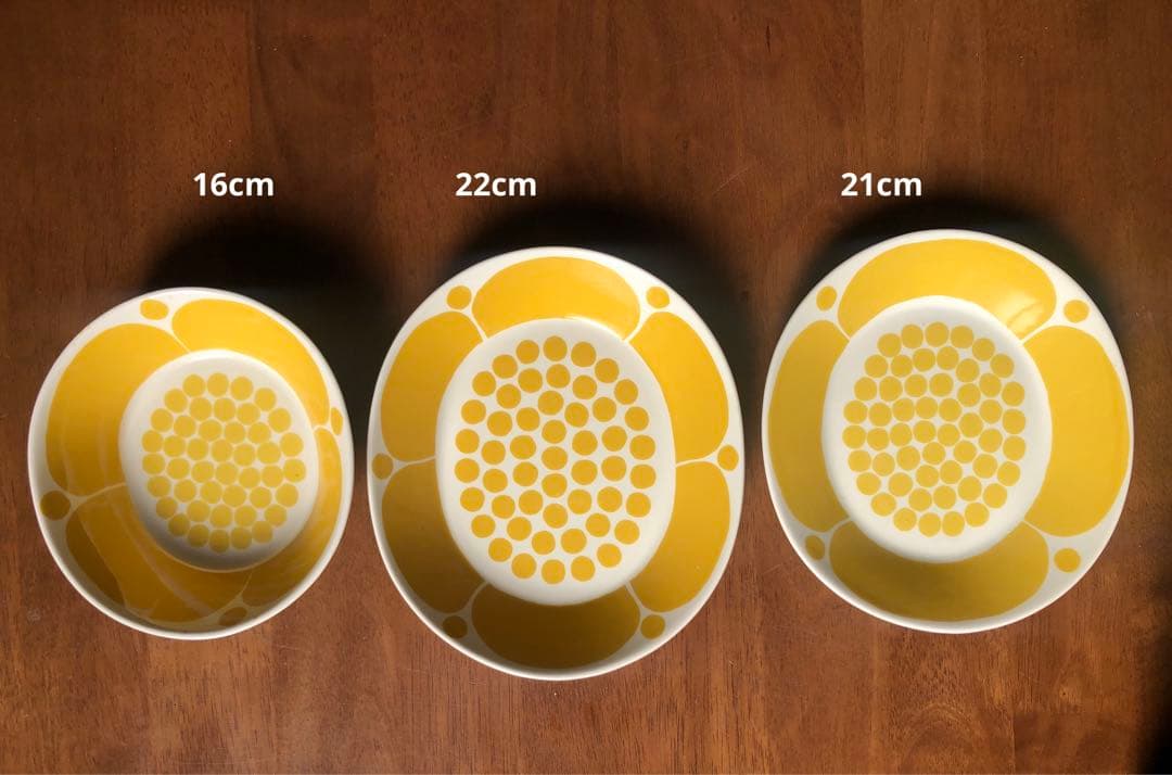 美品:アラビア　スンヌンタイ　約22cm 深めプレート