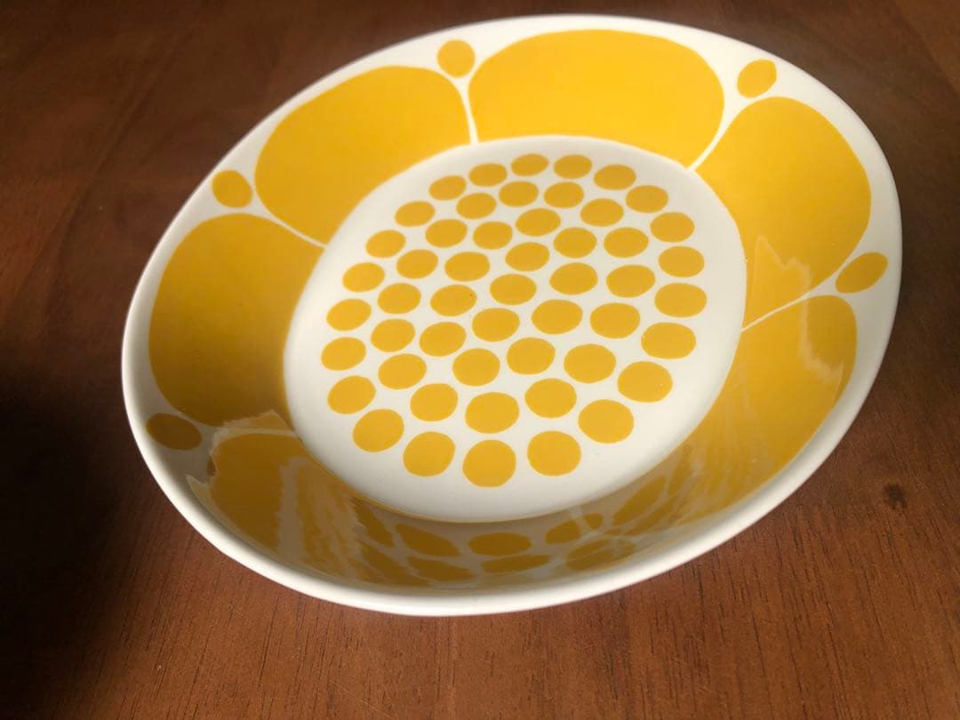 美品:アラビア　スンヌンタイ　約22cm 深めプレート