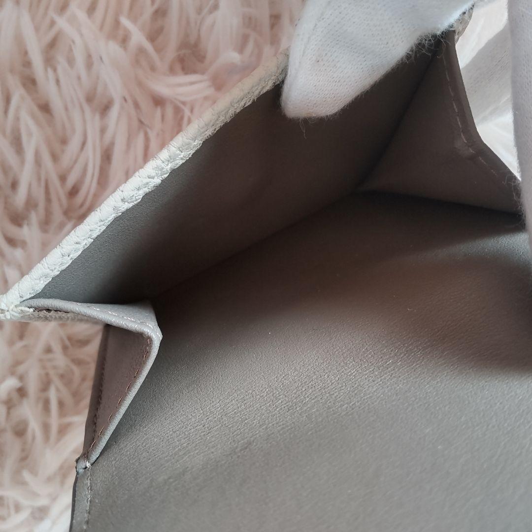 新品同様✨ボナベンチュラ 三つ折り財布 オフホワイト バイカラー