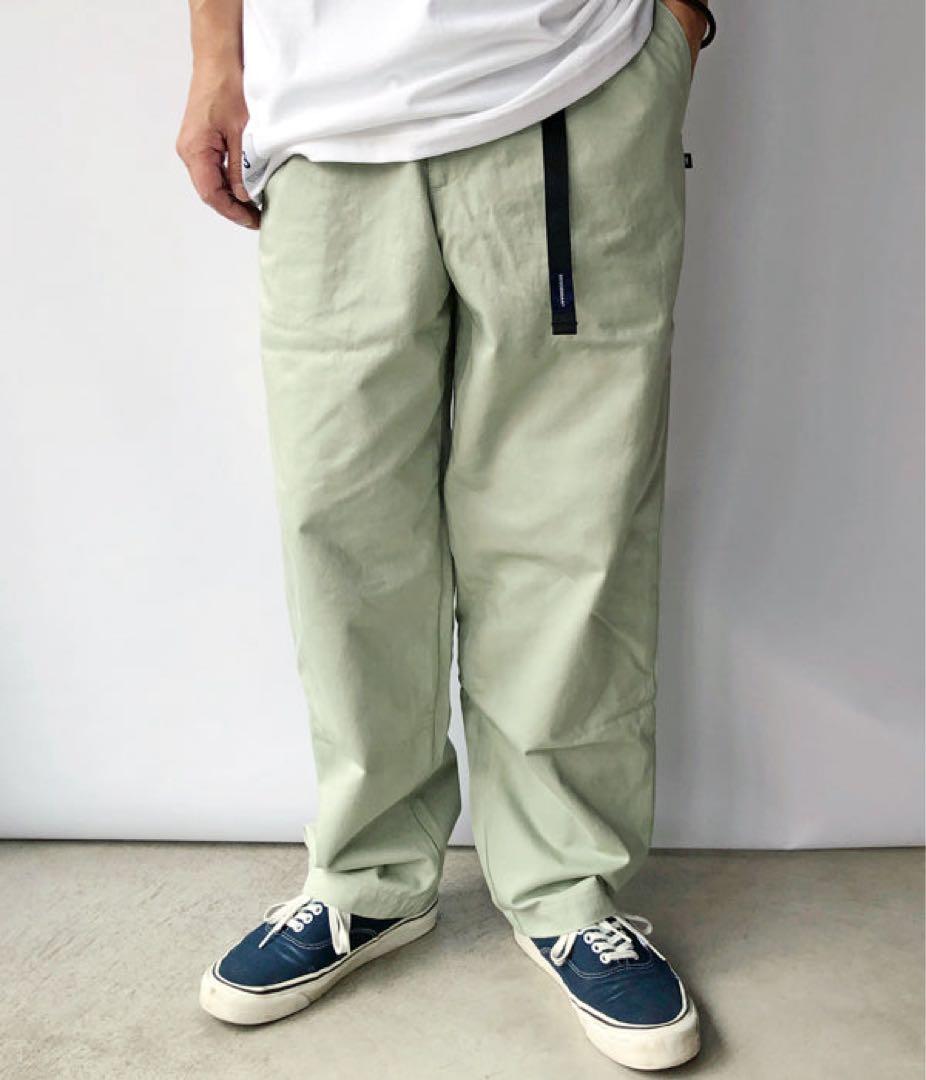 DESCENDANT/CLASP TWILL TROUSERS (GREEN)２