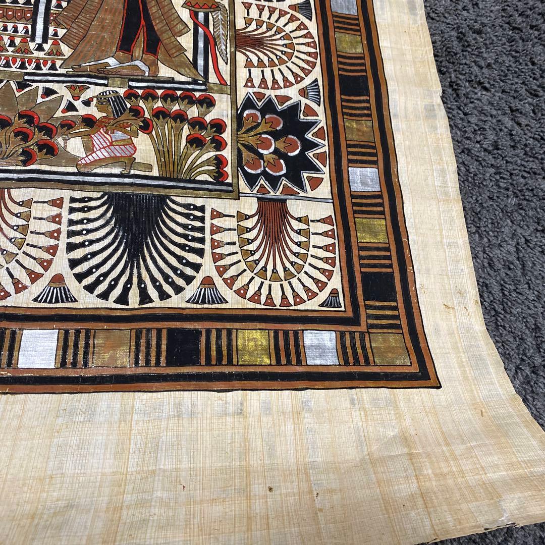 エジプト　パピルス　壁画風　ポスター